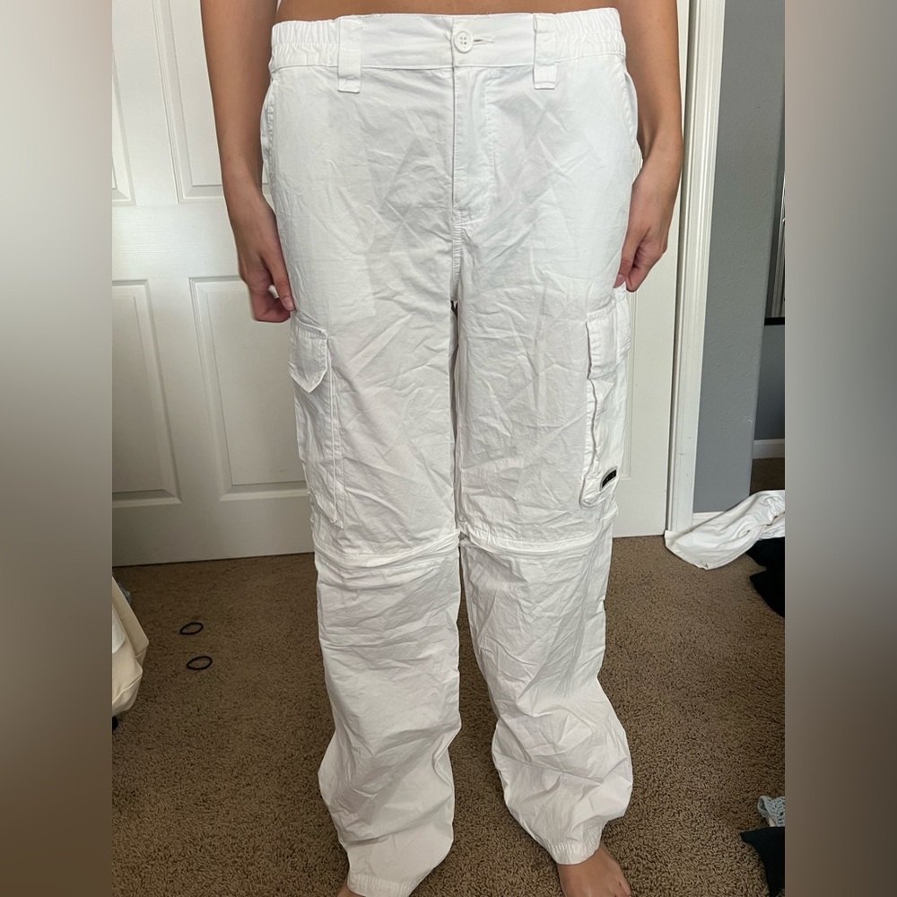 Pacsun White Cargo Pants